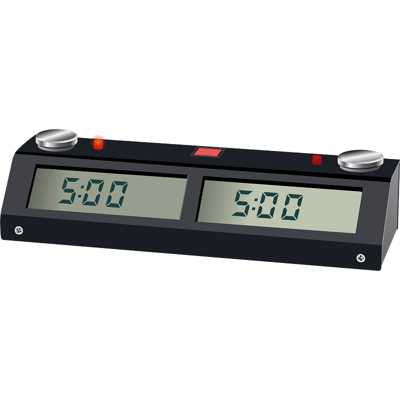 Digital chess clock