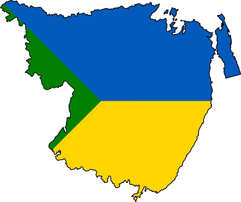 Silhouette of Green Ukraine
