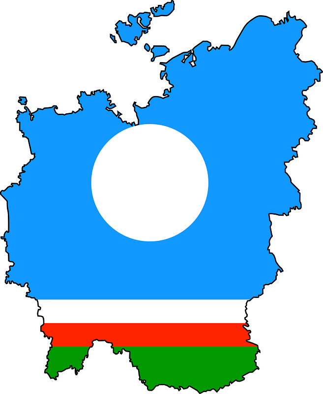 Silhouette of Yakutia