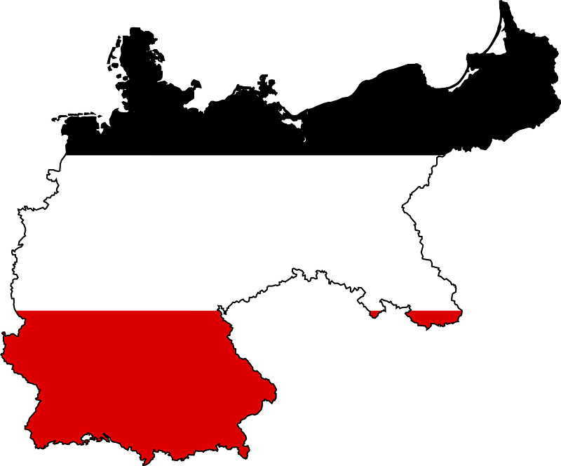 Silhouette of German Empire