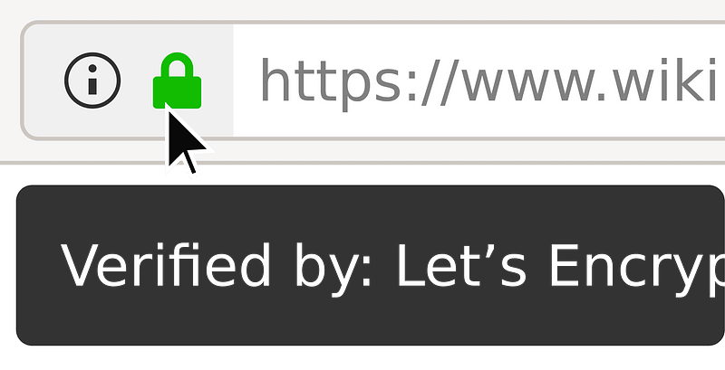 HTTPS lock Let's Encrypt