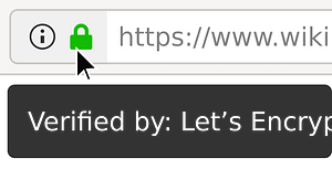 HTTPS lock Let's Encrypt