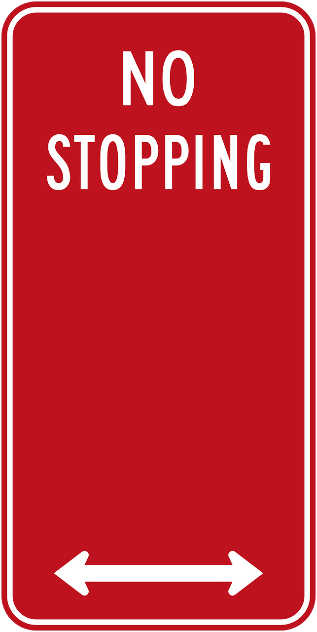 (R5-400) No Stopping (Used in New South Wales)