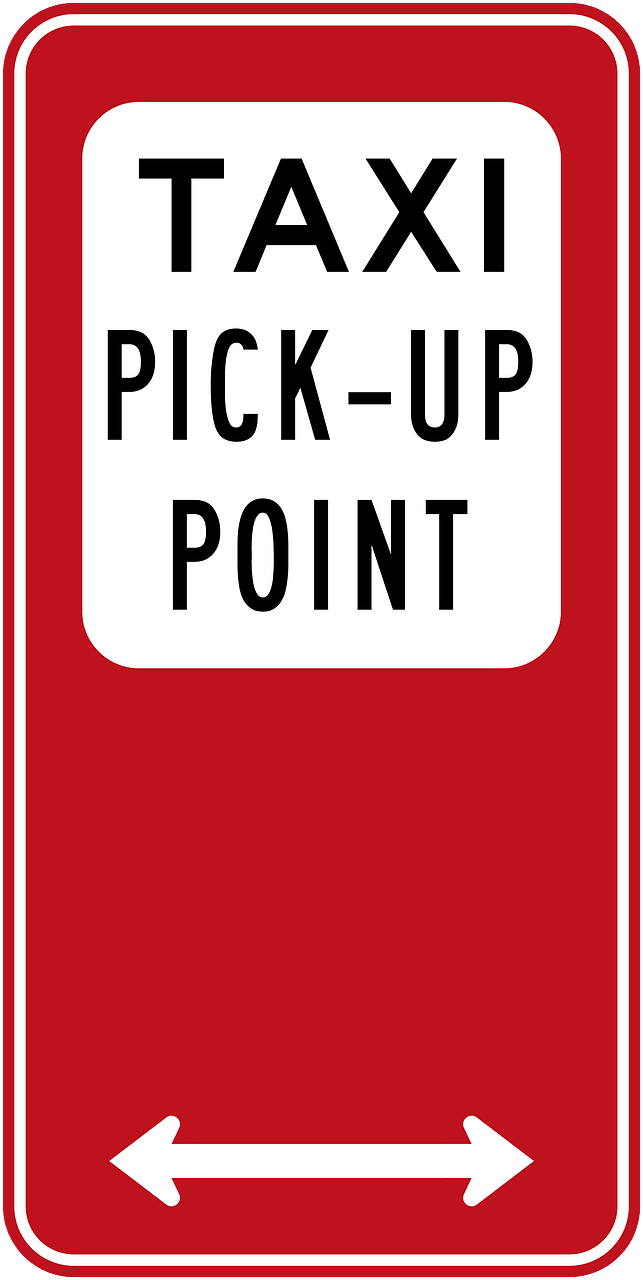 (R5-406) Taxi Pick-up Point (Used in New South Wales)