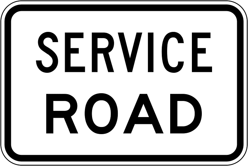 (R4-V100) Service Road (Used in Victoria)