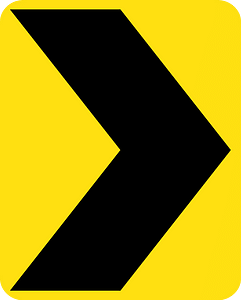 (D4-6) Curve marker (right)