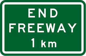 (GE6-10) End Freeway 1 km