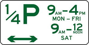 (R5-15) Parking Permitted: 15 Minutes