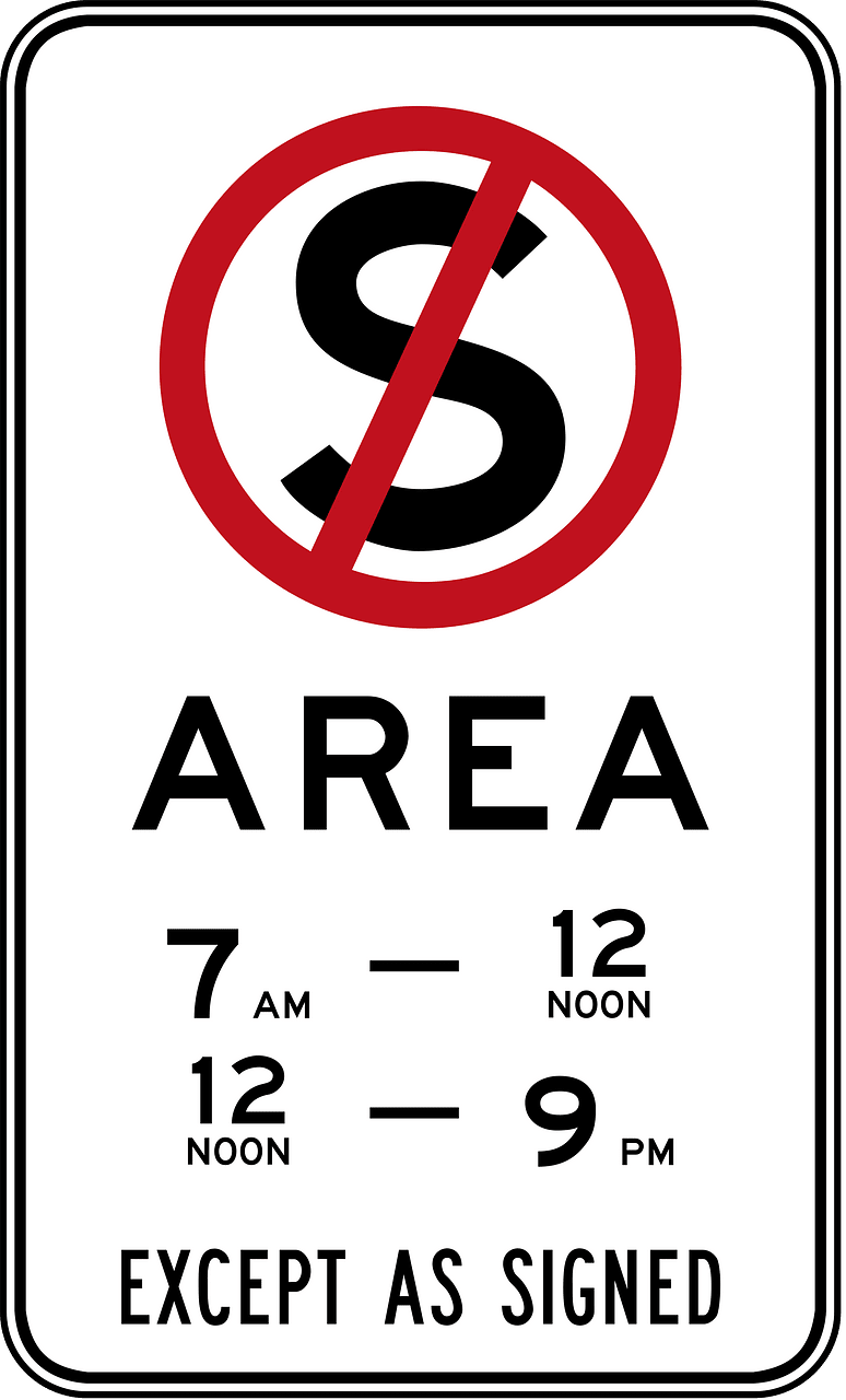 (R5-72) No Stopping Area