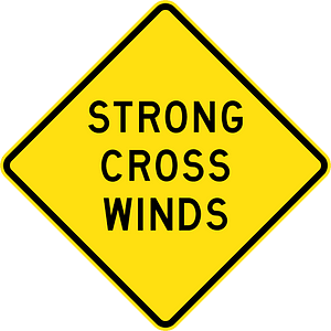 (MR-WDO-13) Strong Cross Winds (Used in Western Australia)