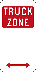 (R5-24) Truck Zone