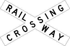 (R6-24) Railway Crossing