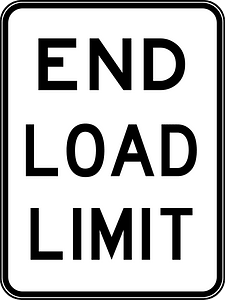 (R6-5) End Load Limit