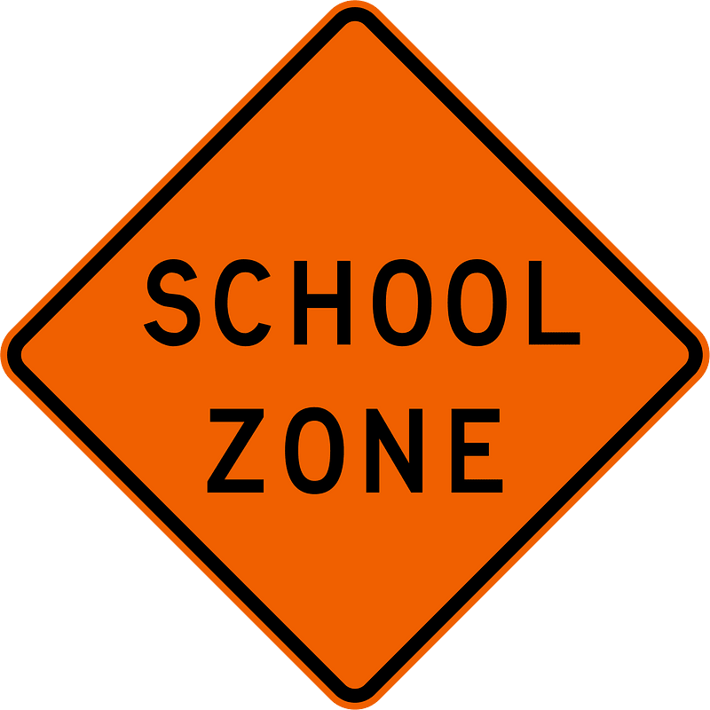 (W6-216-ACT) School Zone (Used in the Australian Capital Territory)