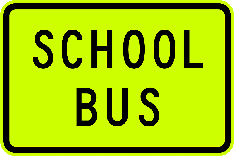 (W8-SA56) School Bus (Used in South Australia)