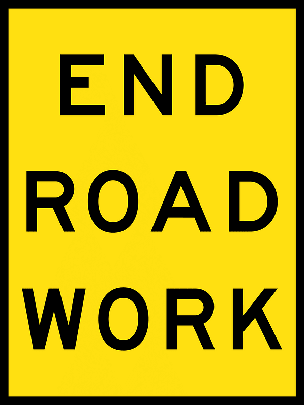 (T2-17) End Roadwork