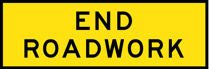 (T2-16) End Roadwork