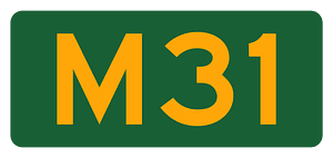 Alphanumeric route marker (Used on motorways excluding New South Wales)