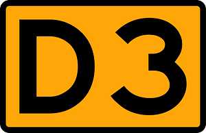 Alphanumeric detour route marker (Used in Sydney, New South Wales)