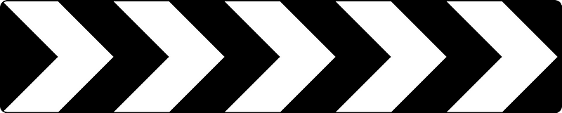 (D4-1-1-Q01) Right marker (Used at curves in Queensland)