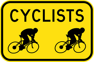 (W6-V101) Cyclists (Used in Victoria)