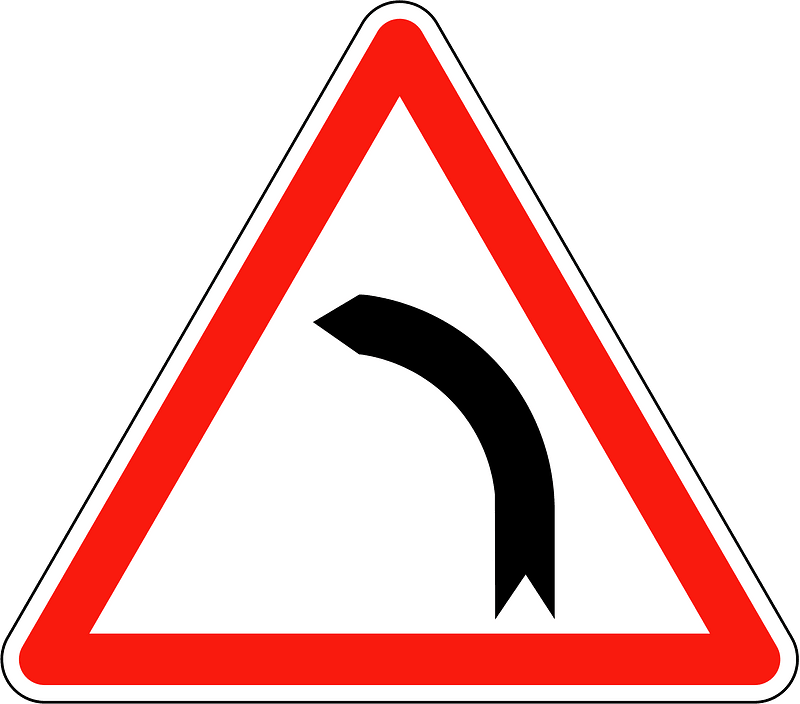 Bend to left