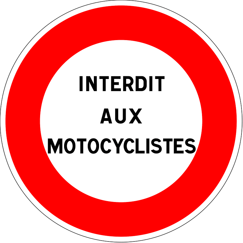No motorcyclists