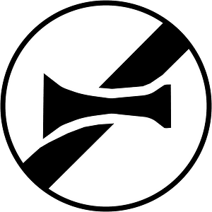 End of no sounding of horns