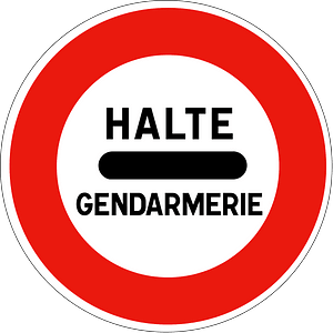 Stop - gendarmerie