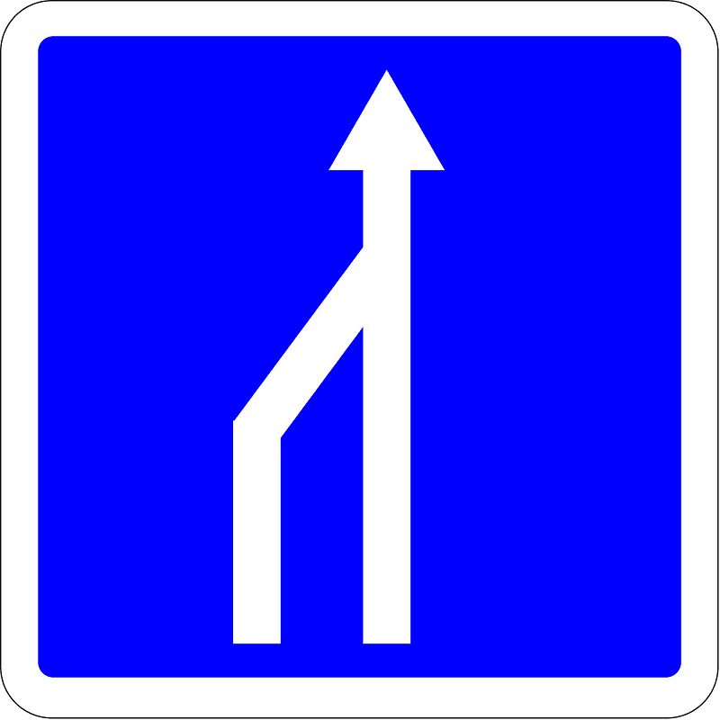 Lanes merge
