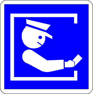 Manned tollbooth