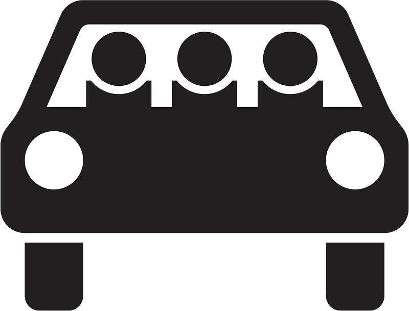 Passenger vehicles - or motorcycles with a sidecar - which are occupied by at least three persons - high occupancy vehicle