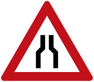 Road narrowing