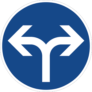 Left ahead or right ahead