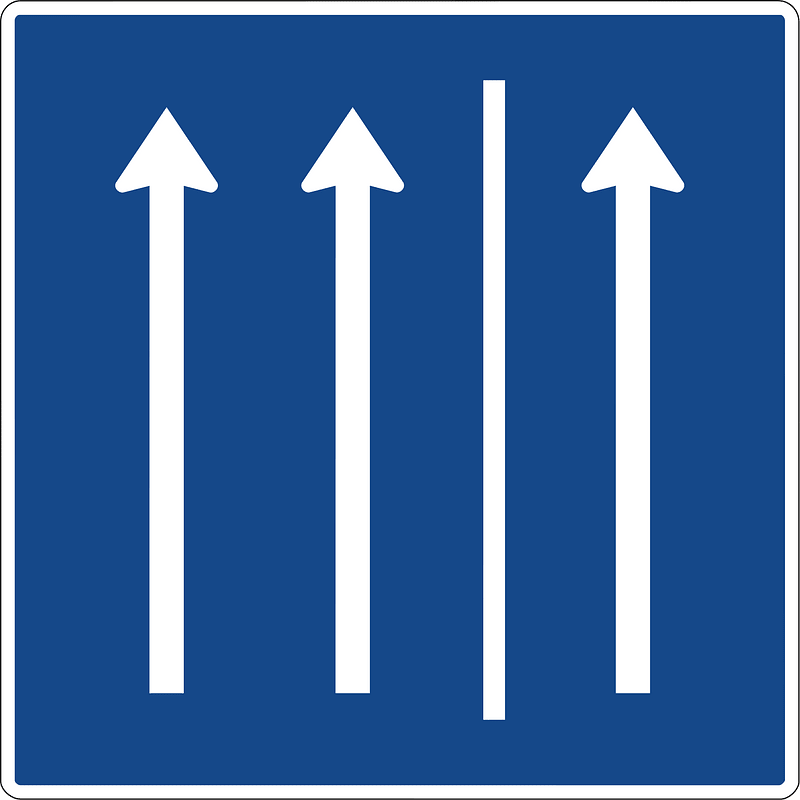 Drive on the shoulder
