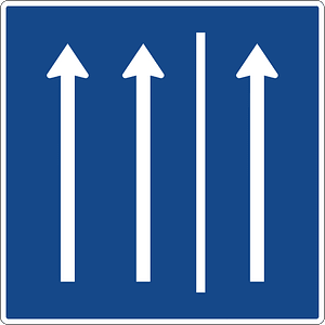 Drive on the shoulder