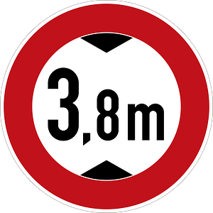 Height Limit (3.8 meters)