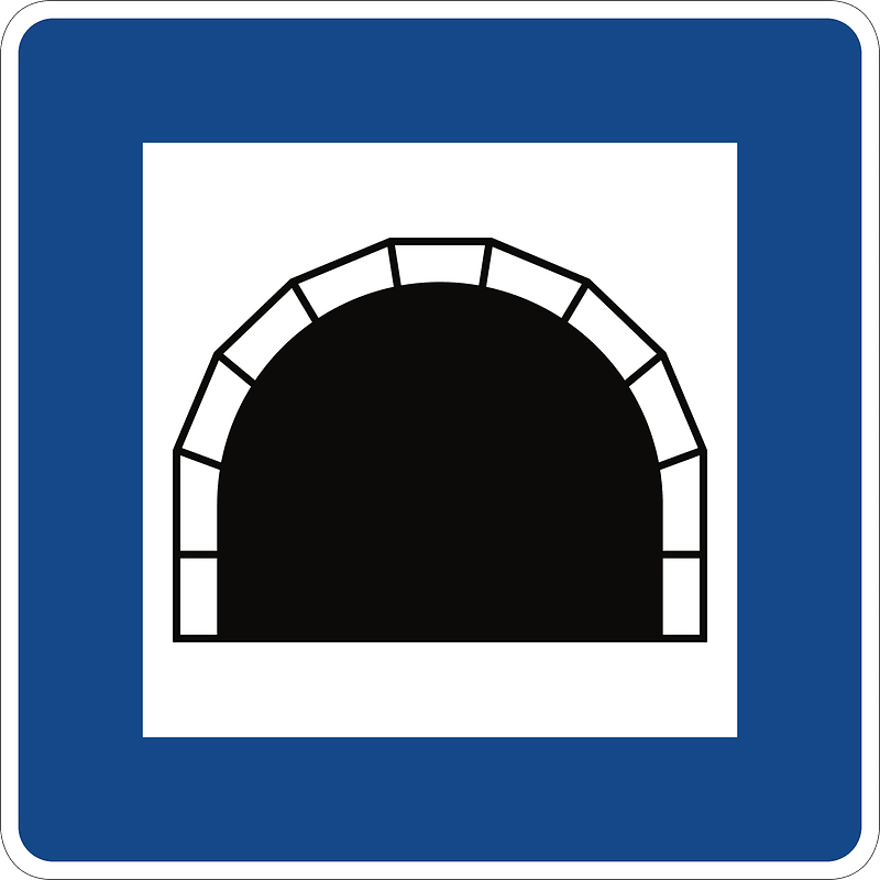 Tunnel ahead