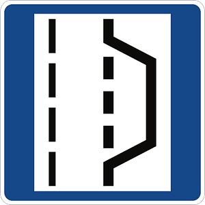 Breakdown bay (used only on highways without emergency shoulder or in larger construction areas)