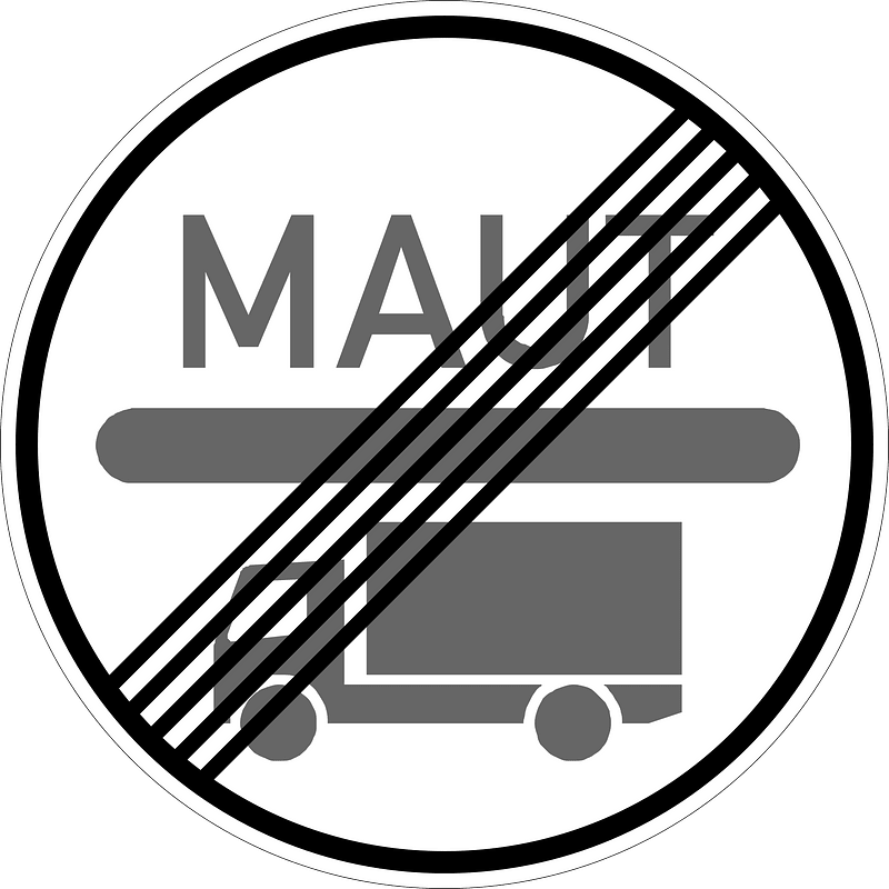 End of toll road for heavy lorries