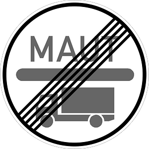 End of toll road for heavy lorries