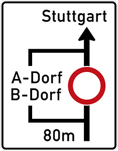 Layout of Detour route