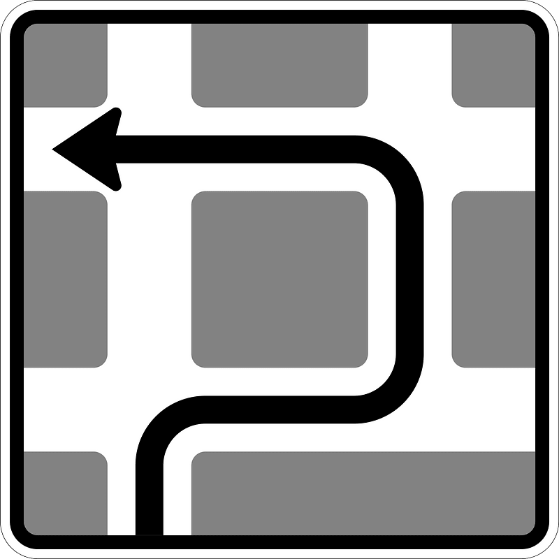Complicated traffic touring (if turning left is forbidden)