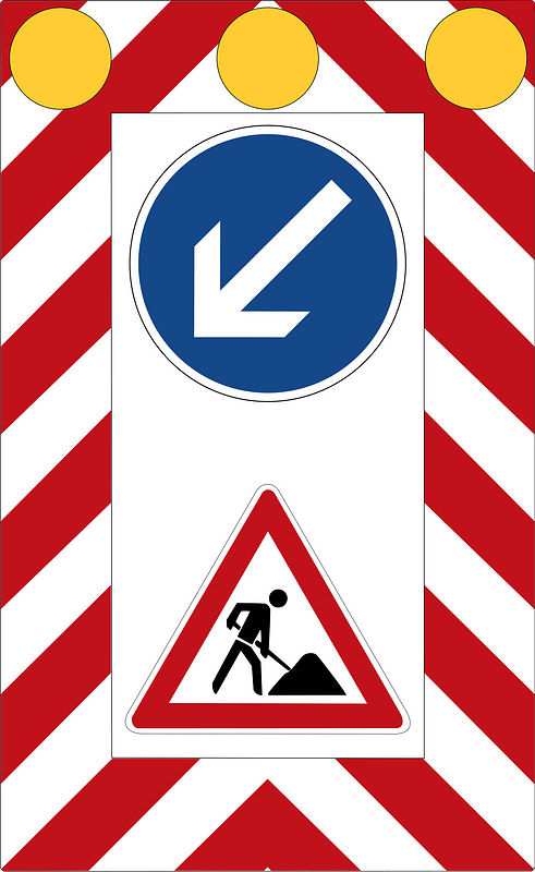 Moveable road barrier