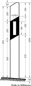 Reflexion post (right-hand side)
