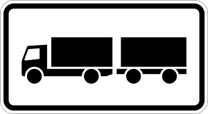 Truck with trailer