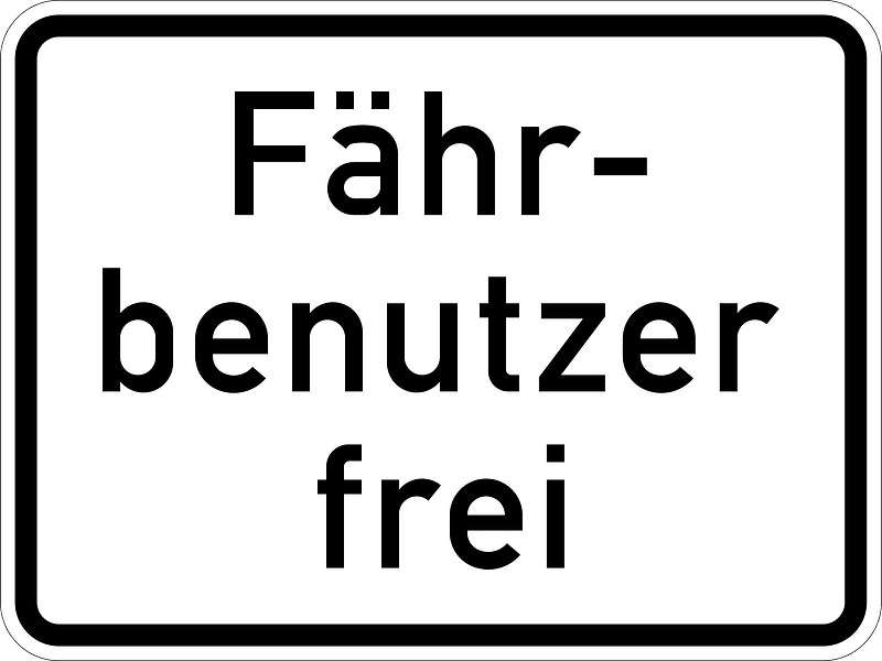 Ferry users allowed