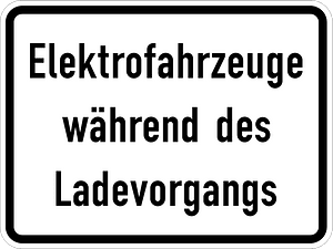 Electric vehicles being charged (with number)