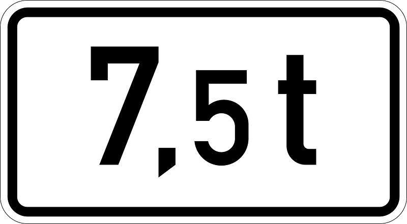 Weight (7.5 tons)