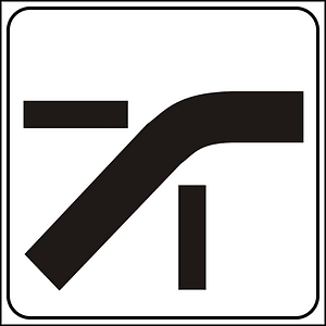 Direction of main road